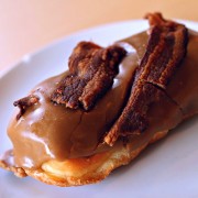 Photo Credit: Maple bacon bar from Voodoo Doughnuts via Wikimedia commons