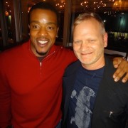 Grimm's Russell Hornsby and Dwight Adkins at No Kid Hungry Dinner. Photo by Byron Beck.