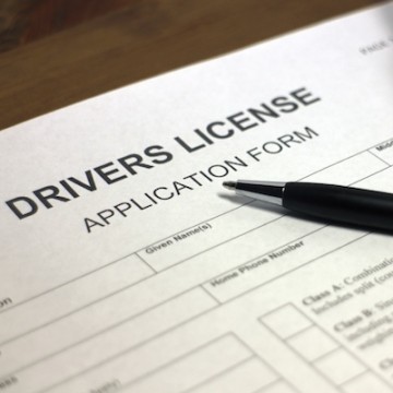 Drivers License application