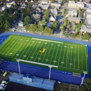 The newly renovated Jefferson High School Track & Field. Photo Credit: NIKE | skyrisimaging.com (Image Cropped)