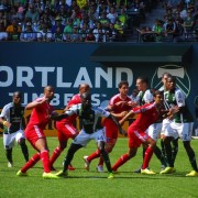 Over 40 percent of Real Salt Lake's goals have come from set pieces, a major concern for the Timbers. Photo Credit: GoLocalPDX